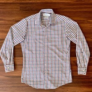 Med Mizzen+Main Leeward Shirt Red Blue Large Check
